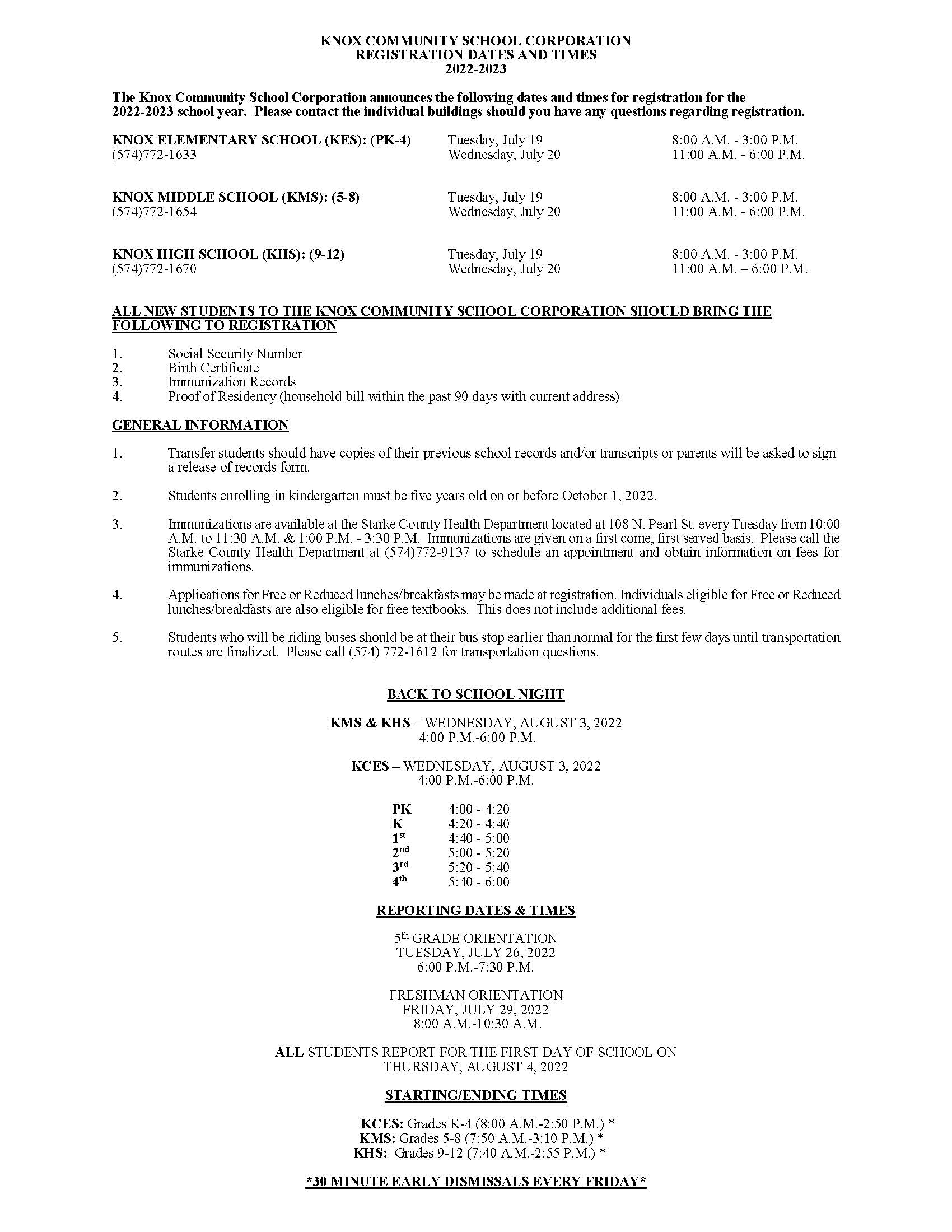 redskins schedule 2023-23 20222023 Registration Knox Community School Corporation